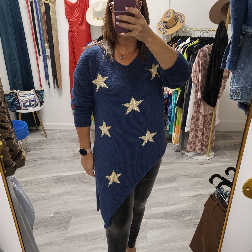 Asymmetrical sweater